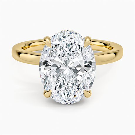 Audrey Perfect Fit Hidden Halo 2mm Diamond Ring