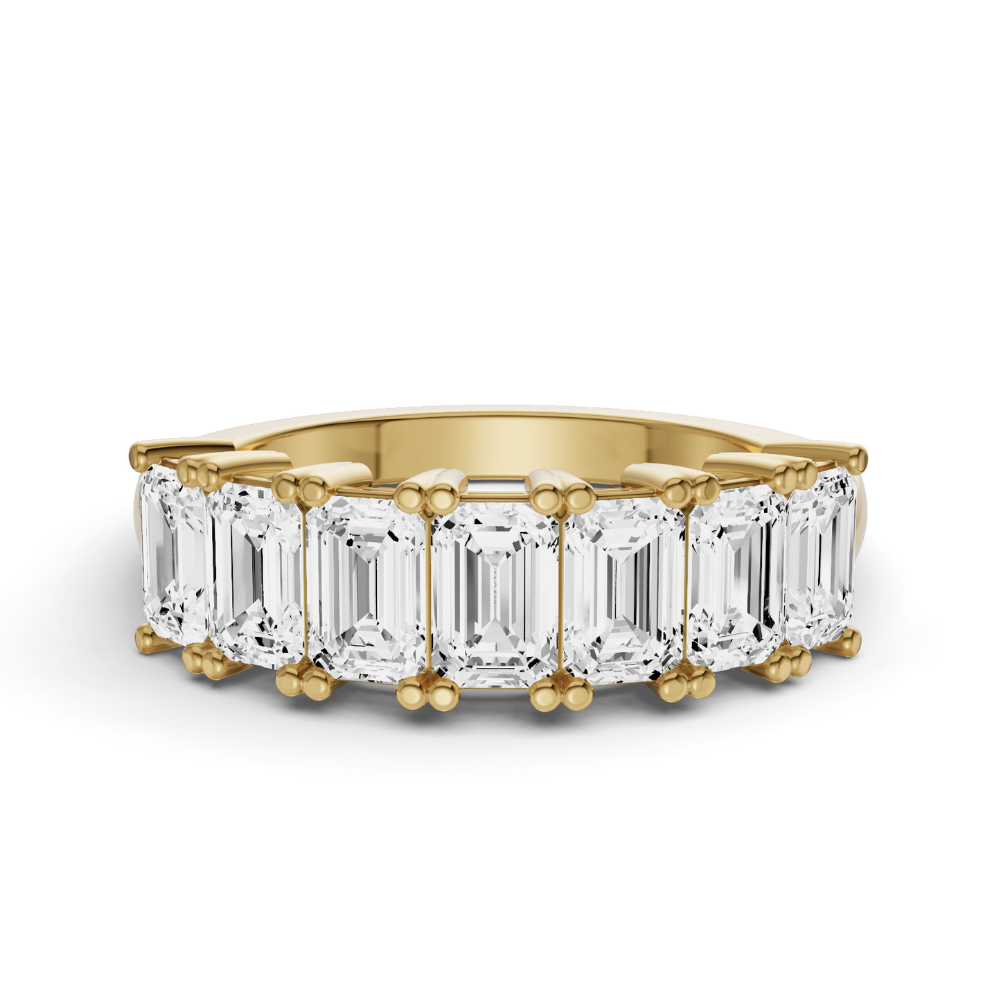 LG EM - Seven Stone Basket Setting Ring