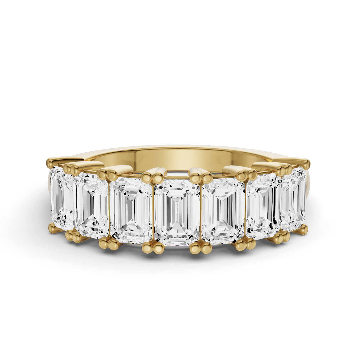 LG EM - Seven Stone Basket Setting Ring
