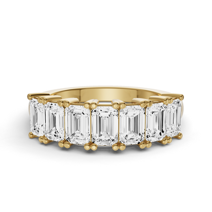 LG EM - Seven Stone Basket Setting Ring