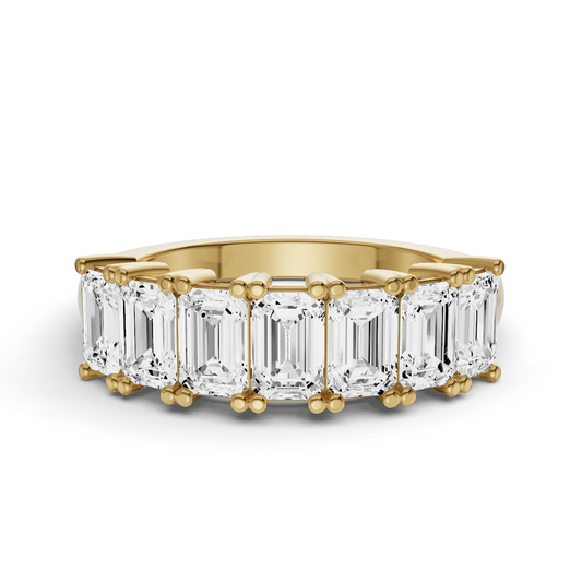 LG EM - Seven Stone Basket Setting Ring
