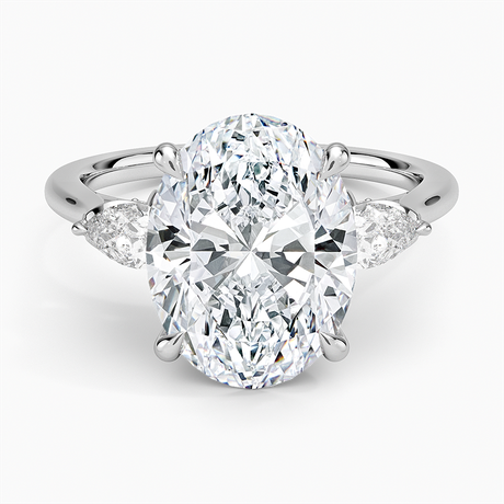 Petal Pear Three Stone Diamond Ring (1/2 ct. tw.)