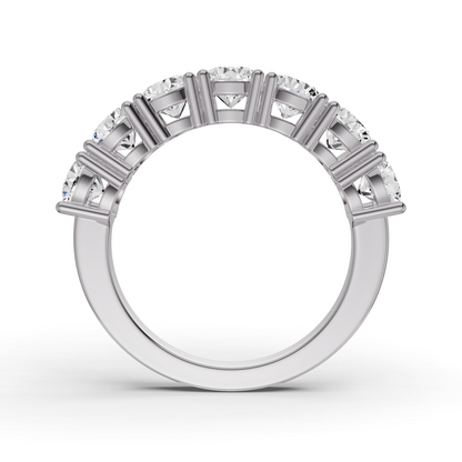 LG RD Seven Stone Rings - Flat Shank Settings