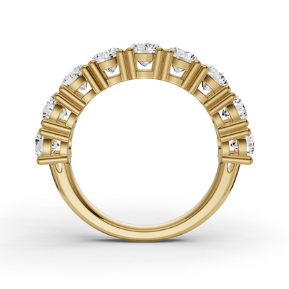 LG RD Nine Stone Ring With Basket Setting
