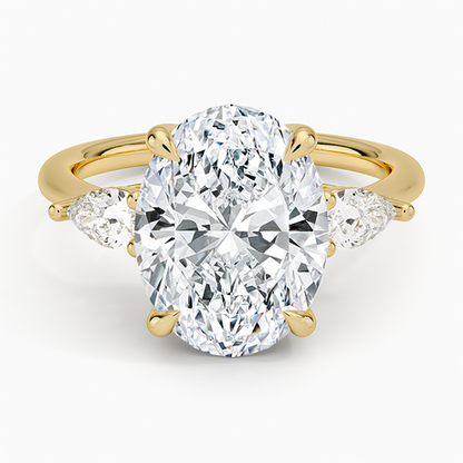 Opera Three Stone Diamond Ring