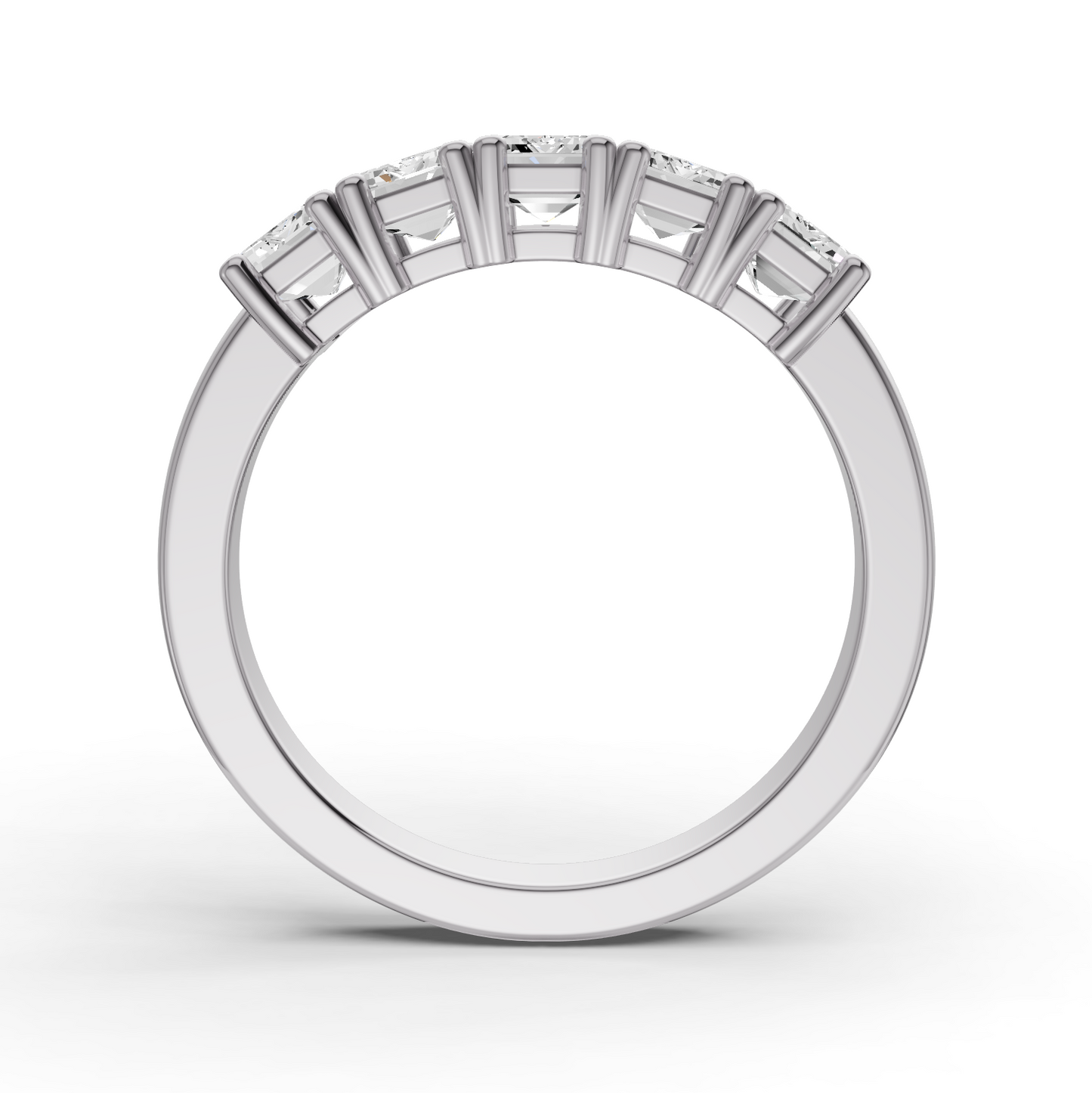 LG EM - Five Stone Basket Setting Ring
