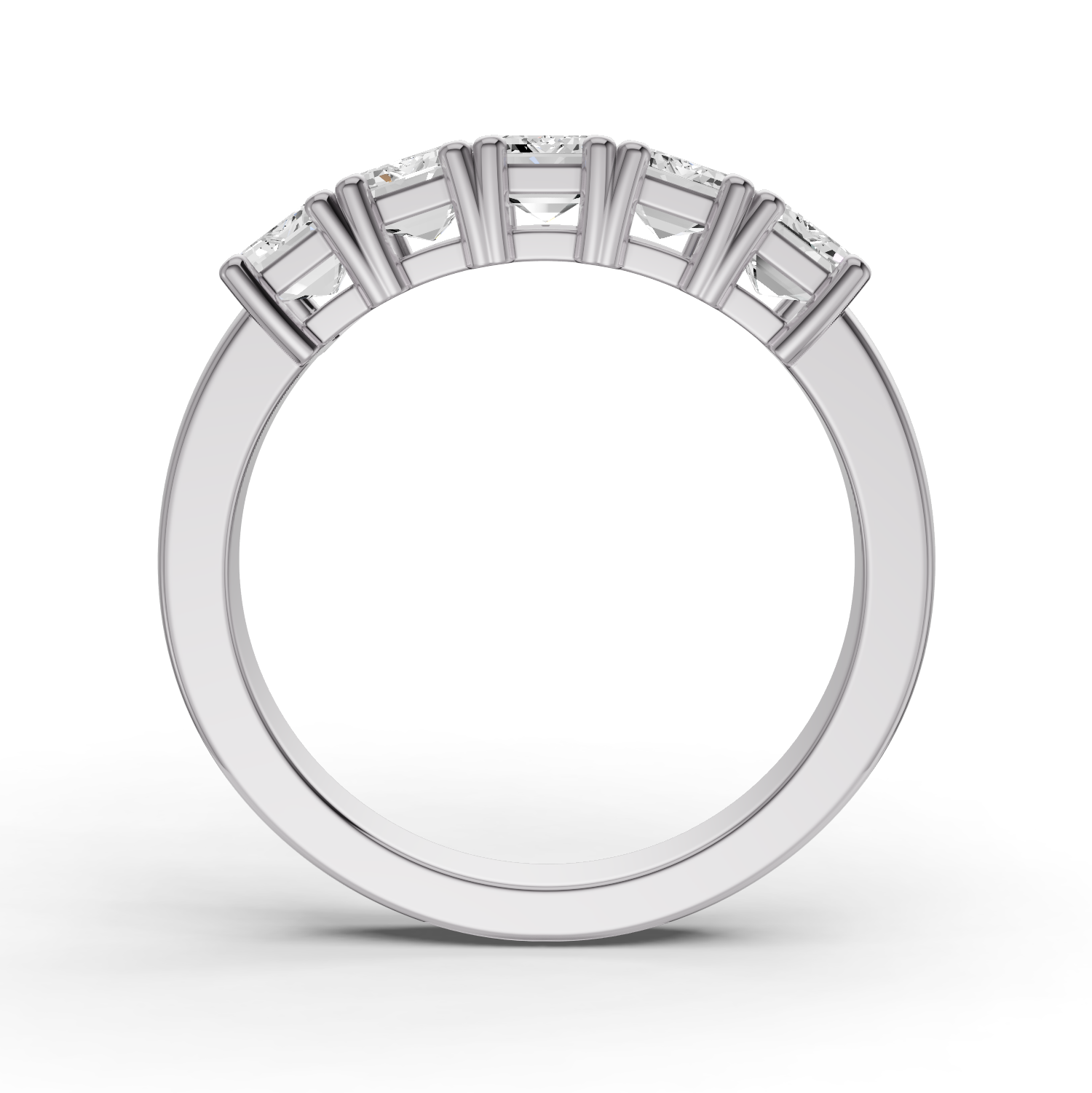 LG EM - Five Stone Basket Setting Ring
