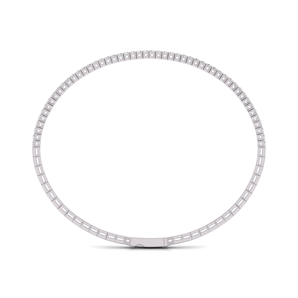 Flexible Lab Grown Diamond Bangle