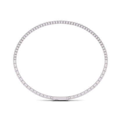 Flexible Lab Grown Diamond Bangle