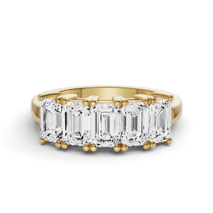 LG EM - Five Stone Basket Setting Ring