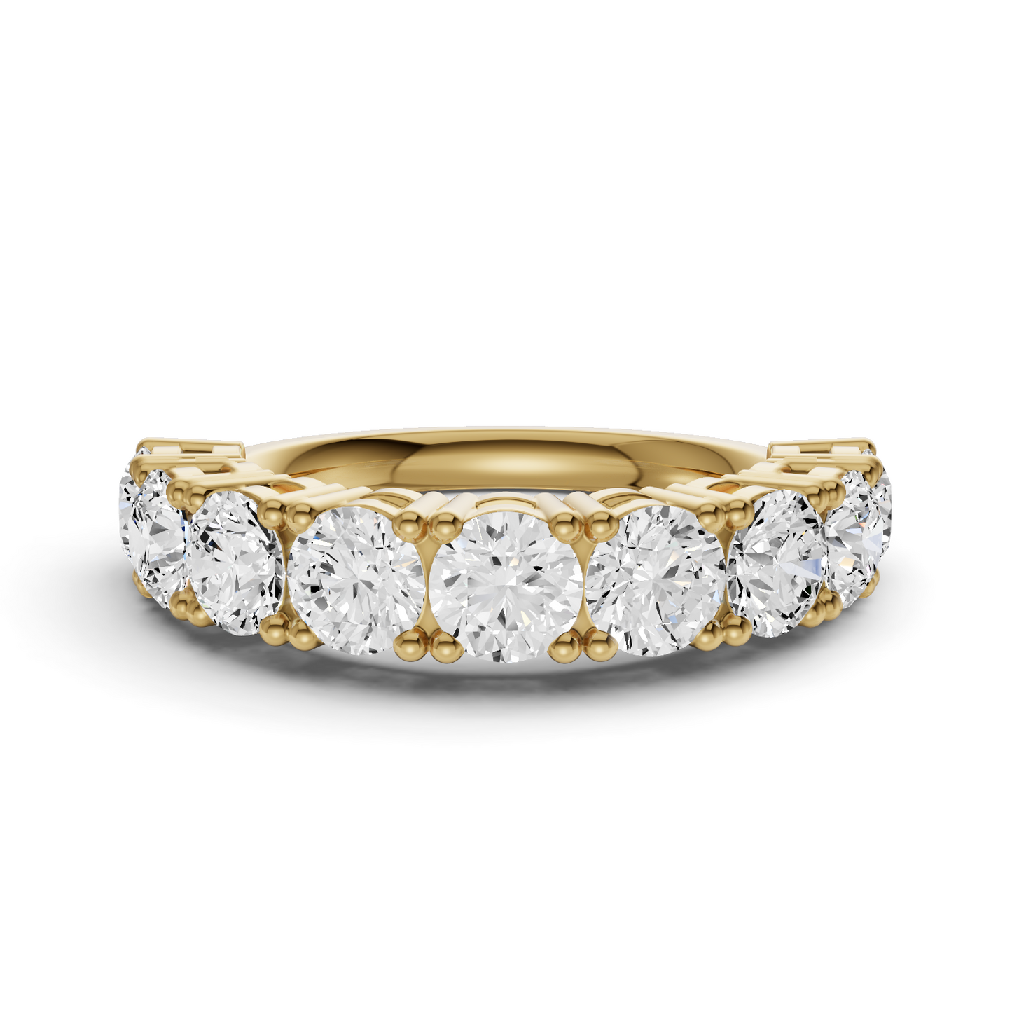 LG RD Nine Stone Ring With Basket Setting