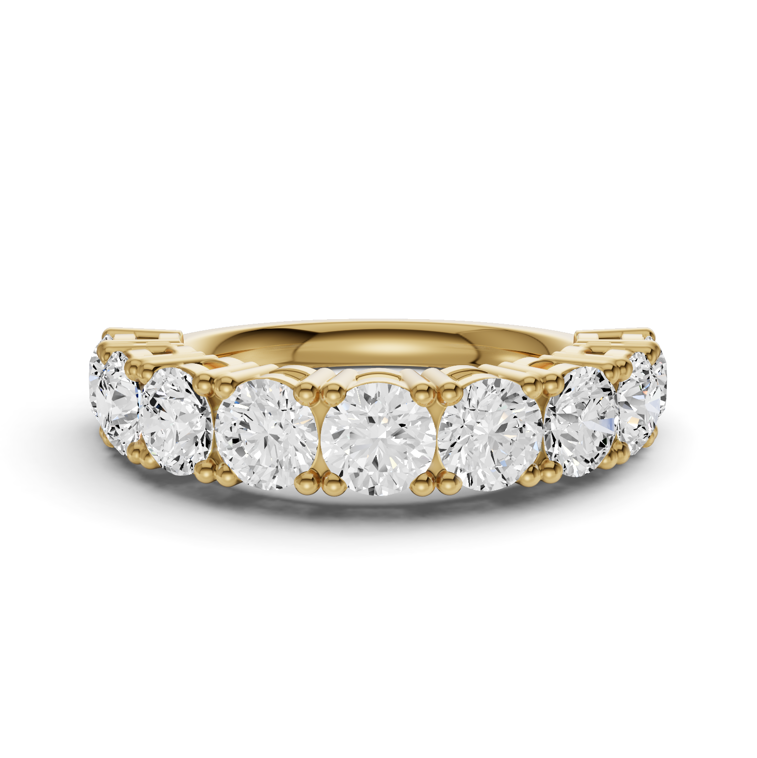 LG RD Nine Stone Ring With Basket Setting