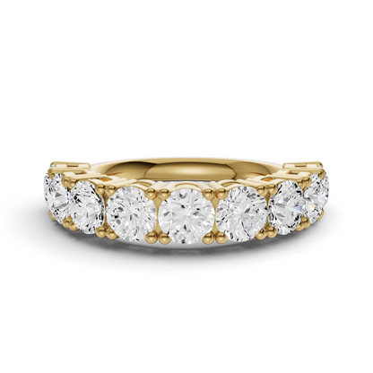 LG RD Nine Stone Ring With Basket Setting