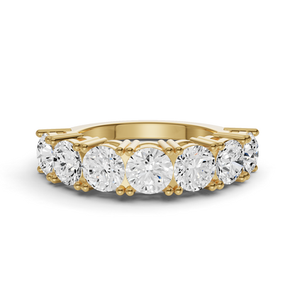LG RD Seven Stone Rings - Flat Shank Settings