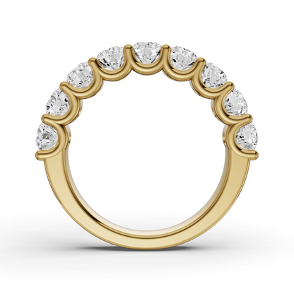 LG RD Nine Stone Ring With U Prong Setting