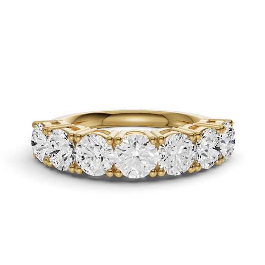 LG RD Seven Stone Ring With Basket Setting