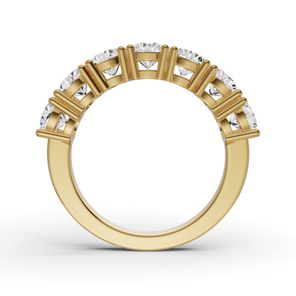 LG RD Seven Stone Rings - Flat Shank Settings