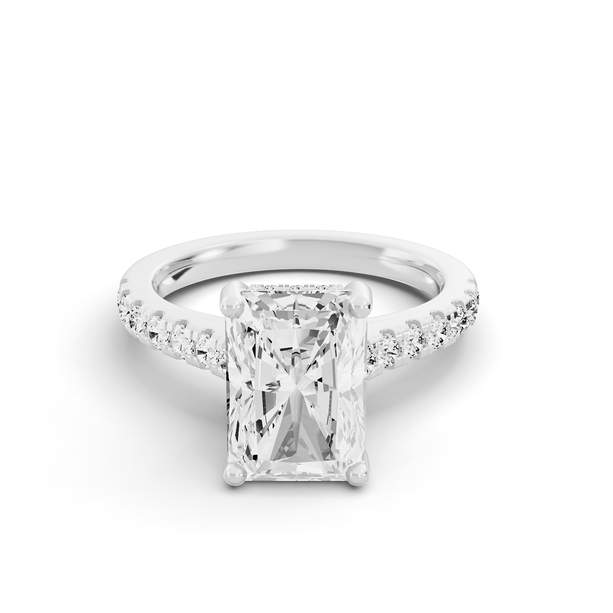 Bridal Cathedral Hidden Halo Dia on Shank PG45