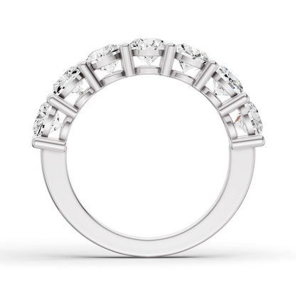 LG RD Seven Stone Rings - Share Prong Settings
