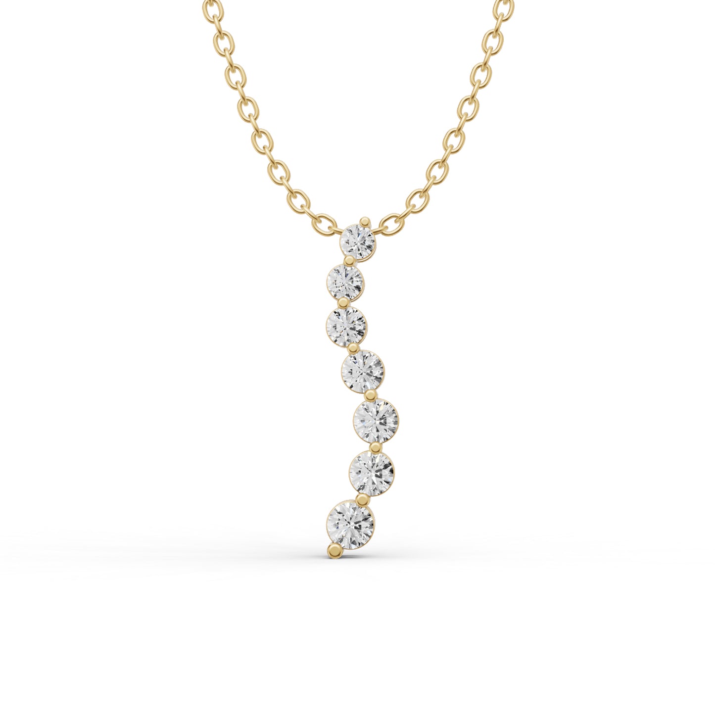 W Lab Grown Diamond Journey Pendant