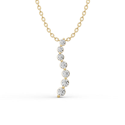 W Lab Grown Diamond Journey Pendant