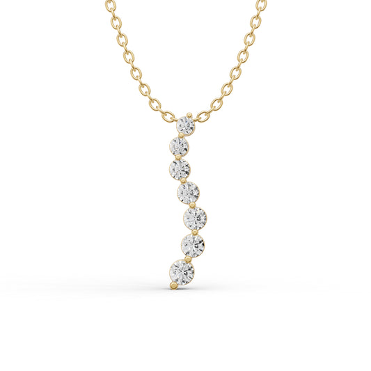 W Lab Grown Diamond Journey Pendant