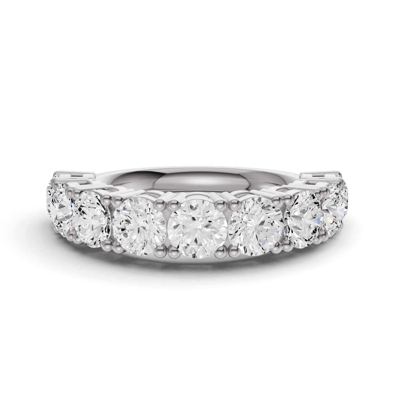 LG RD Nine Stone Ring With Basket Setting