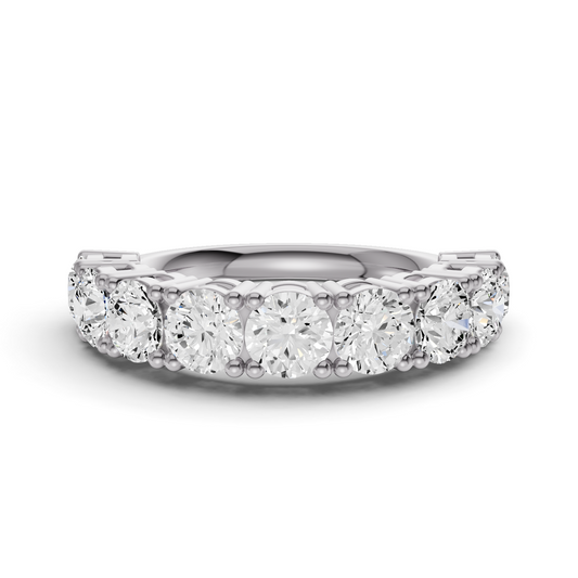 LG RD Nine Stone Ring With Basket Setting