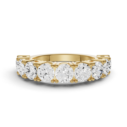 LG RD Nine Stone Rings - Flat Shank Settings