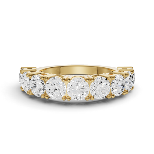 LG RD Nine Stone Rings - Flat Shank Settings