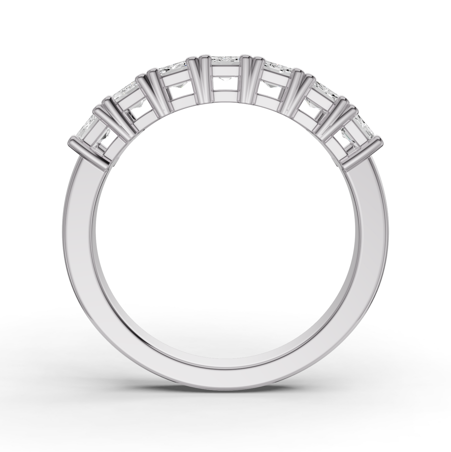 LG EM - Seven Stone Basket Setting Ring