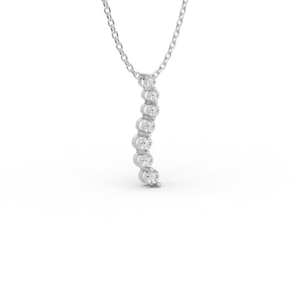 W Lab Grown Diamond Journey Pendant