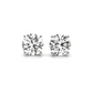 Solitaire Diamond Stud Earrings 