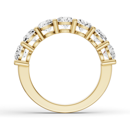 LG RD Seven Stone Rings - Share Prong Settings