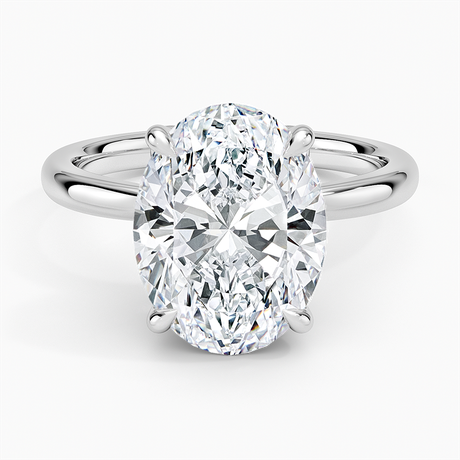 Petal 2mm Solitaire Ring
