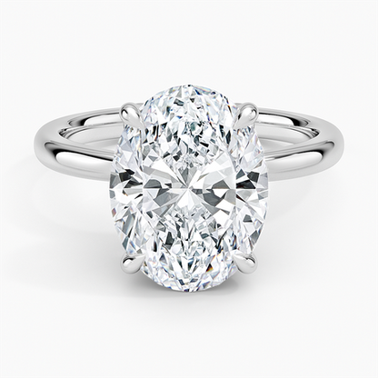 Petal 2mm Solitaire Ring