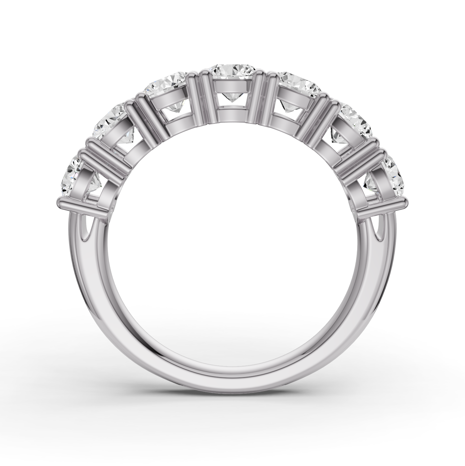 LG RD Seven Stone Ring With Basket Setting