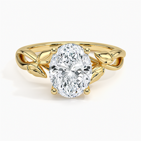 Budding Willow Solitaire Ring