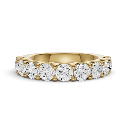 LG RD Nine Stone Ring With U Prong Setting