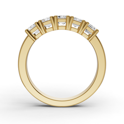 LG EM - Five Stone Basket Setting Ring