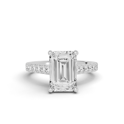 Bridal Classic Cathedral Style Ring - Dia On Shank PG48