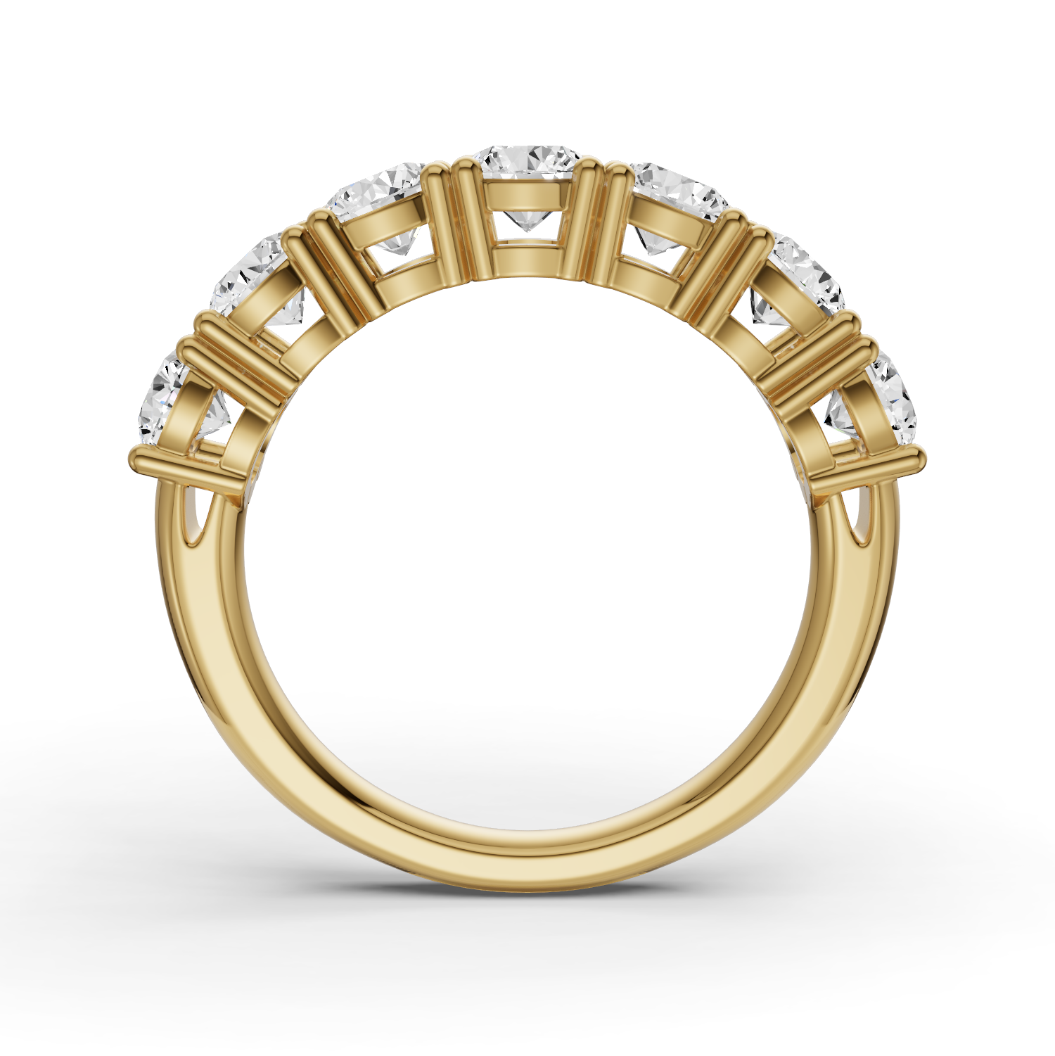 LG RD Seven Stone Ring With Basket Setting