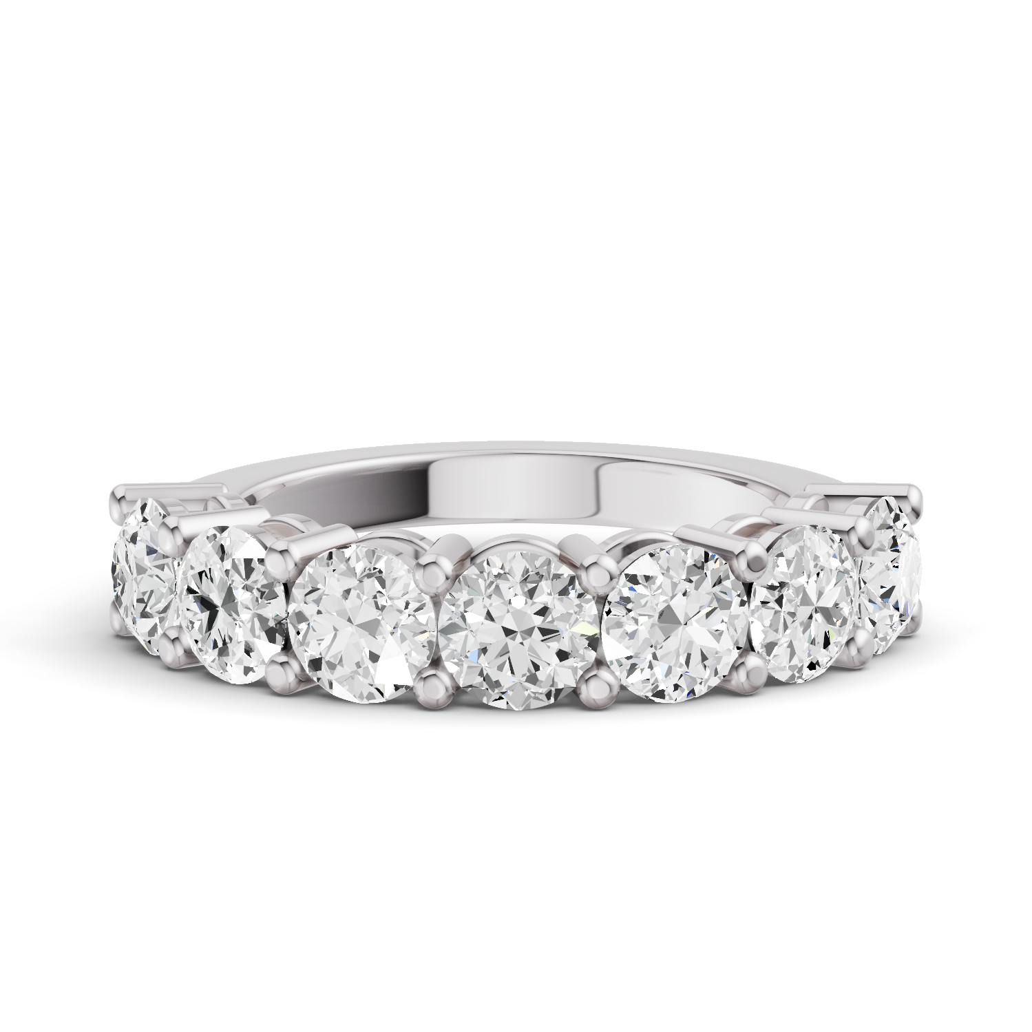LG RD Seven Stone Rings - Share Prong Settings
