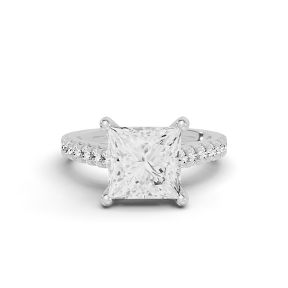 Bridal Classic Cathedral Style Ring - Dia On Shank PG48