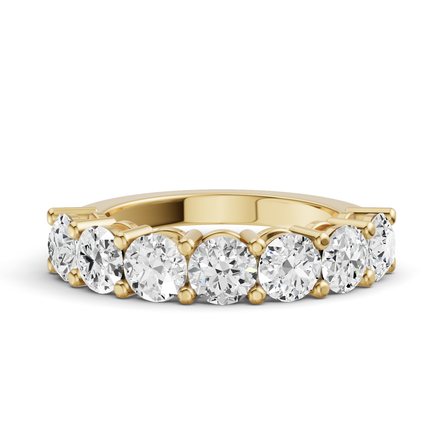 LG RD Seven Stone Rings - Share Prong Settings