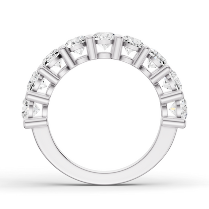 LG RD Nine Stone Rings - Share Prong Settings