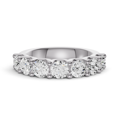 LG RD Seven Stone Ring With U Prong Setting