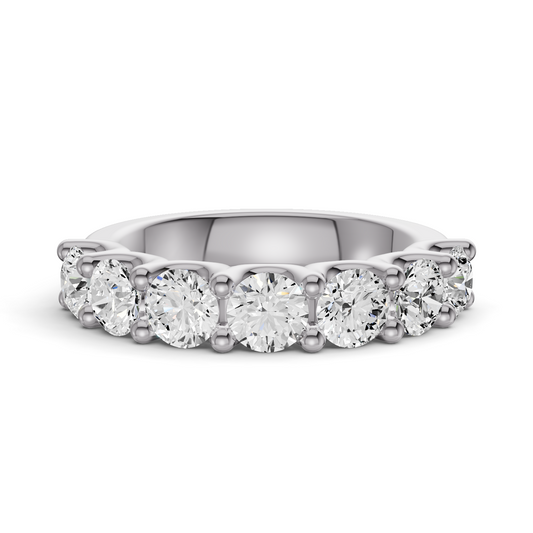 LG RD Seven Stone Ring With U Prong Setting