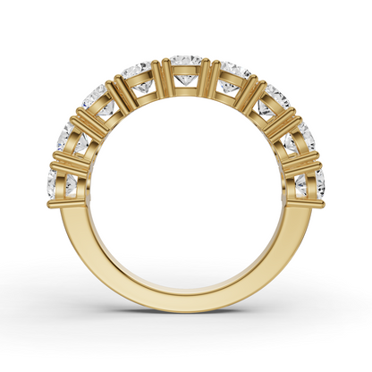LG RD Nine Stone Rings - Flat Shank Settings