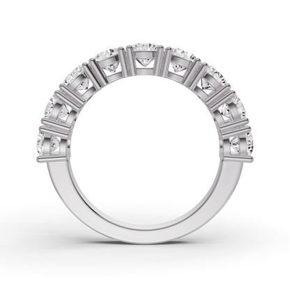 LG RD Nine Stone Rings - Flat Shank Settings